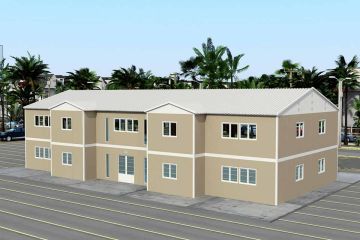 576 m2 Prefabrik Sahra Hastanesi