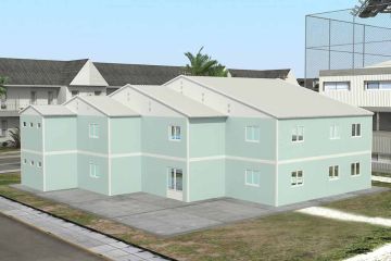 508 m2 Prefabrik Okul