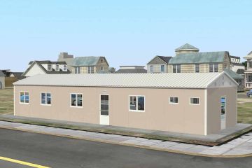 86 m2 Prefabrik Yatakhane