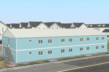 736 m2 Prefabrik Yatakhane