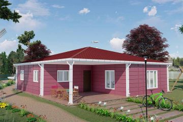 123 m² Prefabrik Ev