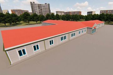 527 m² Sahra Hastanesi